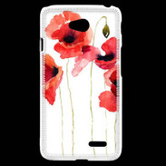 Coque LG L70 Dessin de coquelicot