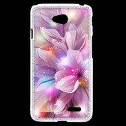 Coque LG L70 Design Orchidée violette