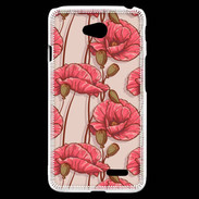 Coque LG L70 Fleurs vintage 2