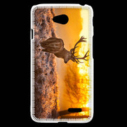 Coque LG L70 Cerf au levé du soleil