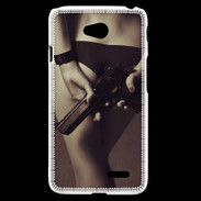 Coque LG L70 Attention maîtresse dangereuse