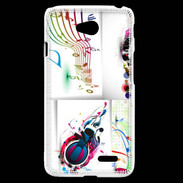Coque LG L70 Abstract musique