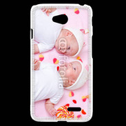 Coque LG L70 Jumeaux avec bonbons