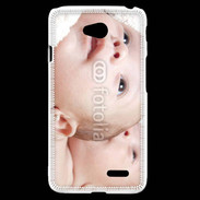 Coque LG L70 Têtes jumeaux