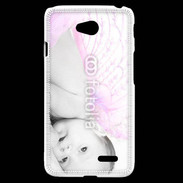 Coque LG L70 Bébé ailes d'ange rose