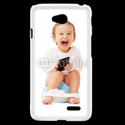 Coque LG L70 Bébé accro au mobile