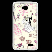 Coque LG L70 Thème mariage 1
