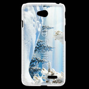 Coque LG L70 Paysage hiver 