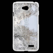 Coque LG L70 Forêt enneigée