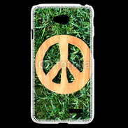 Coque LG L70 Paix et herbe