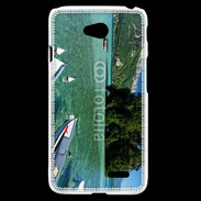 Coque LG L70 Barques sur le lac d'Annecy