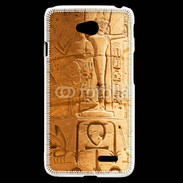 Coque LG L70 Hiéroglyphe sur colonne