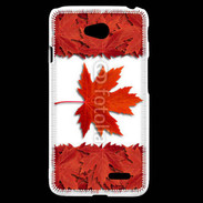 Coque LG L70 Canada en feuilles