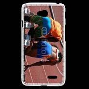 Coque LG L70 Athlétisme femme aveugle