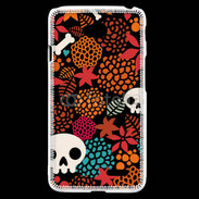 Coque LG L70 Fond tête de mort 9