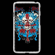 Coque LG L70 Tête de Mort Believe or Suffer
