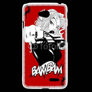 Coque LG L70 Femme blanche 50