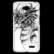 Coque LG L70 Dragon en dessin 35