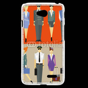 Coque LG L70 Commandant de bord et hôtesse de l'air 2