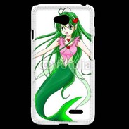 Coque LG L70 Fille manga verte