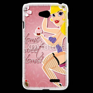 Coque LG L70 Dessin femme sexy style Betty Boop
