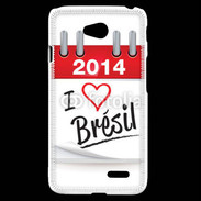 Coque LG L70 I love Bresil 2014