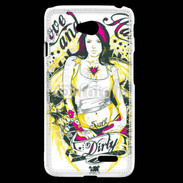 Coque LG L70 Tatouage Girl