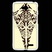 Coque LG L70 Tatouage Maori 6