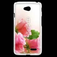 Coque LG L70 Belle rose 2