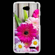 Coque LG L70 Bouquet de fleur sur bois