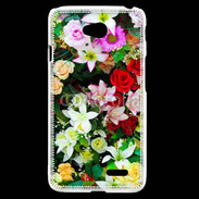 Coque LG L70 Fleurs 2
