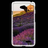 Coque LG L70 Champs de lavande 3