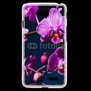 Coque LG L70 Belle Orchidée violette 15