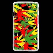 Coque LG L70 Fond de cannabis coloré