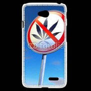 Coque LG L70 Interdiction de cannabis 2