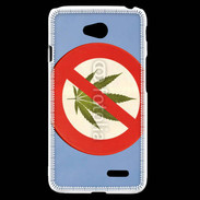 Coque LG L70 Interdiction de cannabis 3