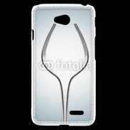 Coque LG L70 Dessin verre à vin