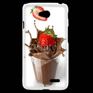 Coque LG L70 Fraise et chocolat