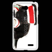 Coque LG L70 Chiot joueur de tennis