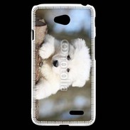 Coque LG L70 Chiot berger blanc suisse