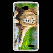 Coque LG L70 Lion Roi des animaux