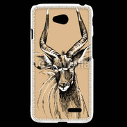 Coque LG L70 Antilope mâle en dessin