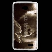 Coque LG L70 Singe faisant un fuck