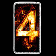 Coque LG L70 Quatre en feu