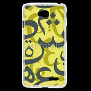Coque LG L70 Paterne de lettres Arabes 150