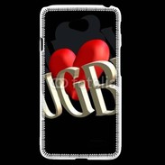 Coque LG L70 J'aime le rugby 2