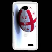 Coque LG L70 Ballon de rugby Georgie