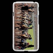 Coque LG L70 Arrivée de course de trot en sulky