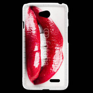 Coque LG L70 Bouche sexy gloss rouge