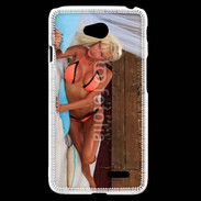 Coque LG L70 Femme sexy lounge